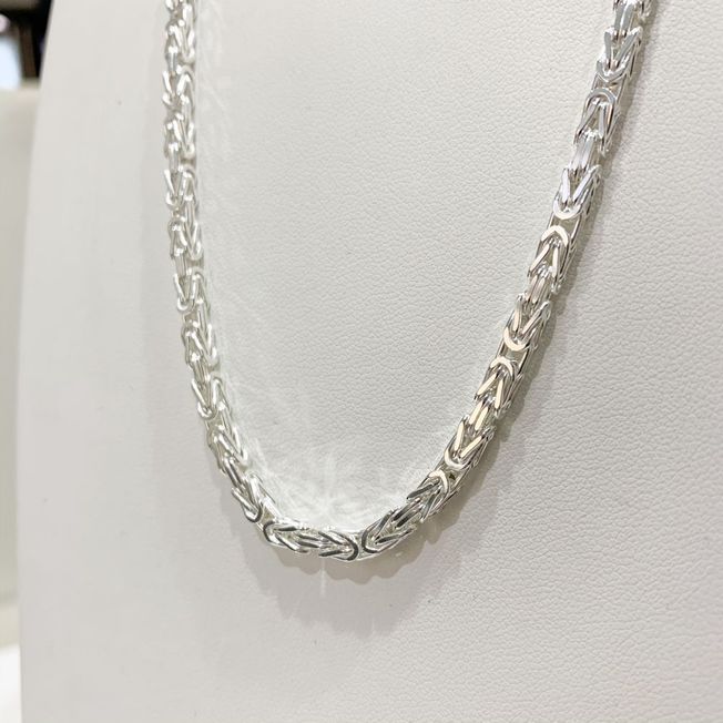 925 Silber Sterling Königskette NEU ca. 3 mm breit 60 cm lang 